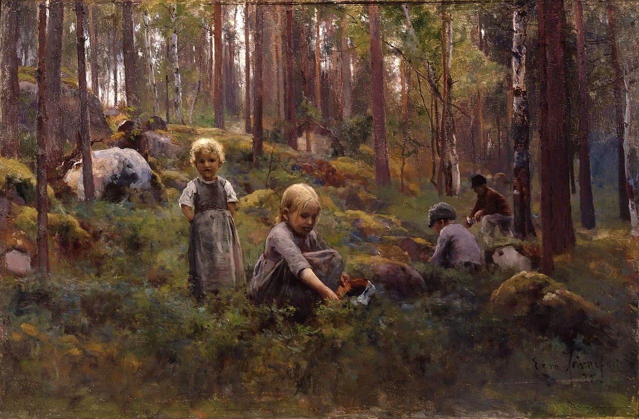 Eero Järnefelt - Raccoglitori di bacche, Museo d'arte di Tampere